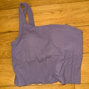 Lululemon Purple Ribbed Tank